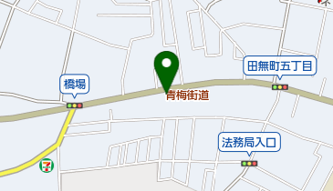 YSP西東京の地図画像