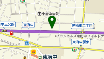 ビーフリー東京府中店の地図画像