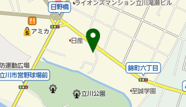 レッドバロン立川の地図画像