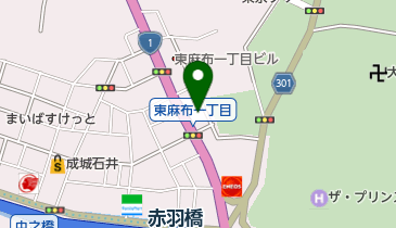 BMW麻布の地図画像