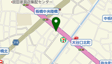 クライスラー板橋の地図画像