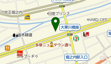 ジープ八王子の地図画像