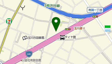 ジャガー世田谷の地図画像