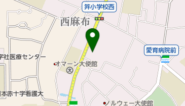 ランボルギーニ麻布の地図画像