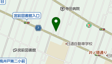 ランドローバー杉並の地図画像