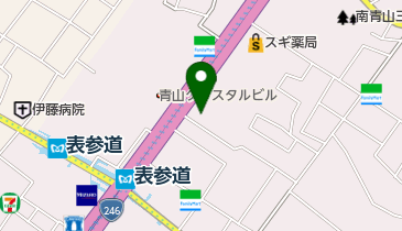 ポルシェセンター青山の地図画像