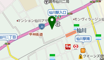 ポルシェセンター調布の地図画像