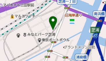 フォルクスワーゲン芝浦の地図画像