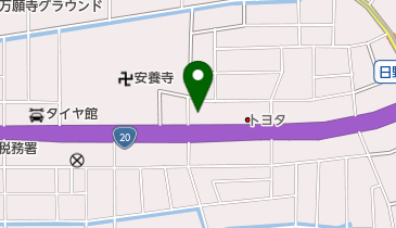 フォルクスワーゲン日野万願寺の地図画像