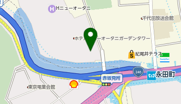 ロールスロイスモーターカーズ東京ショールームの地図画像