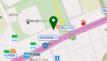 メルセデスEQ青山の地図画像