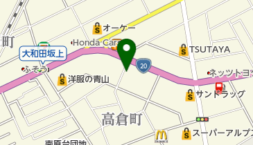 トヨタS&D西東京U-Car八王子店の地図画像