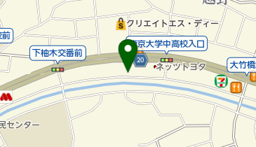 トヨタS&D西東京U-Car由木店の地図画像