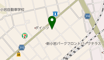 トヨタモビリティ東京U-Car新小岩店の地図画像