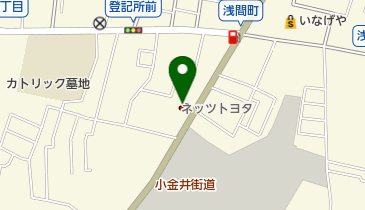 トヨタモビリティ東京府中の森店の地図画像