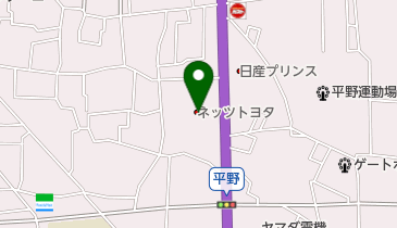 トヨタモビリティ東京U-Car足立店の地図画像