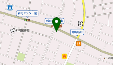 トヨタモビリティ東京青梅新町店の地図画像