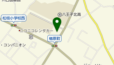 日産東京レッドステーション八王子楢原店の地図画像