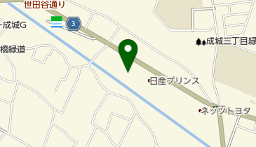 日産プリンス東京P&rsquo;Sステージ成城の地図画像