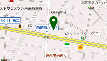 日産東京ピーズステージ葛西の地図画像