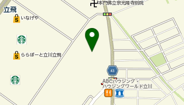 日産東京U-Carひろば立川店の地図画像