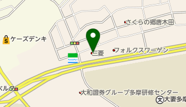 東日本三菱自動車販売多摩ニュータウン店の地図画像