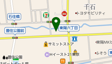 東日本三菱自動車販売江東店の地図画像