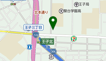 東日本三菱自動車販売王子店の地図画像