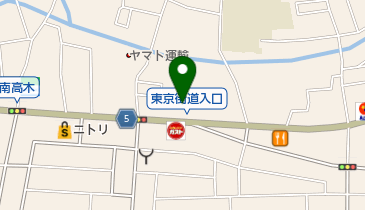 東日本三菱自動車販売東大和店の地図画像