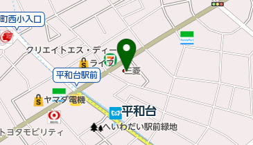 東日本三菱自動車販売平和台店の地図画像