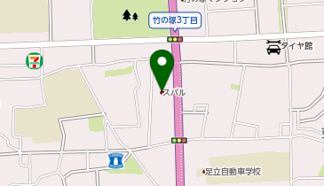 東京スバル竹の塚店の地図画像