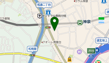 ダイハツ東京販売Dモール渋谷神泉店の地図画像