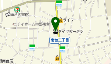 タイヤガーデンハルナの地図画像