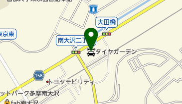 タイヤガーデン南大沢の地図画像