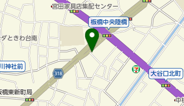 タイヤガーデンフォーカスセブンの地図画像