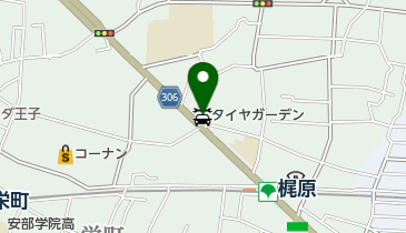 タイヤガーデン王子の地図画像