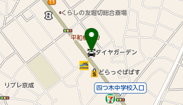 タイヤガーデン葛飾の地図画像