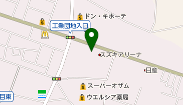 タイヤ&ホイール館フジ青梅店の地図画像