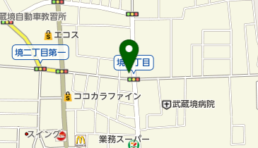 トヨタモビリティサービス武蔵境店の地図画像