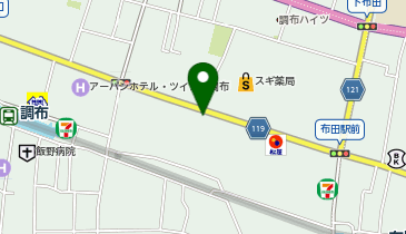 トヨタモビリティサービス調布店の地図画像