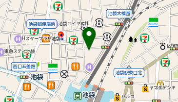 トヨタモビリティサービス池袋西口店の地図画像