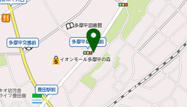 トヨタレンタリース多摩日野豊田店の地図画像
