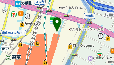 日産レンタカー東京駅日本橋口店の地図画像