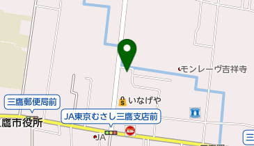 カーコンビニ倶楽部三鷹下連雀店の地図画像