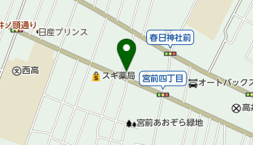 カーコンビニ倶楽部カレストステーション宮前の地図画像