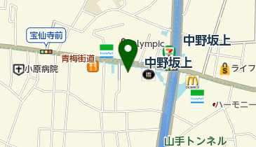 カーコンビニ倶楽部カレストステーション中野坂上の地図画像