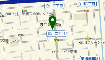 三ツ目モータースの地図画像