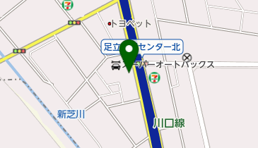 (有)東亜自動車の地図画像