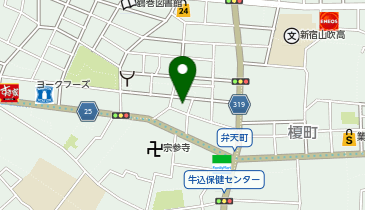 カーコンビニ倶楽部新宿弁天町店の地図画像