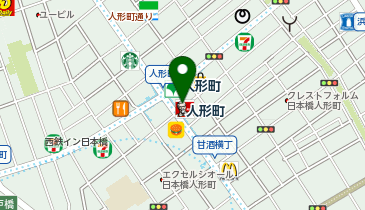 天丼てんや人形町店の地図画像